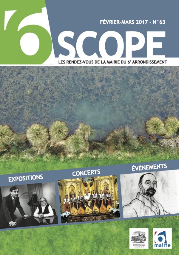 Couverture Antesija – Magazine « 6scope » N°63 – Février-Mars 2017