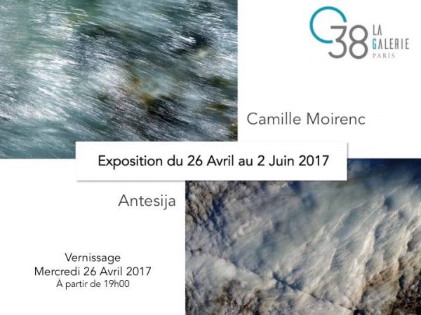Expo en duo avec le photographe Camille Moirenc – 26 avril au 2 juin 2017 – Galerie 38 – 75007